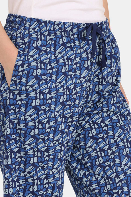 Rosaline Disco Daze Knit Cotton Capri - Ocean Cavern — image 6